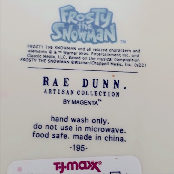 RAE DUNN➕NWT Frosty The Snowman Collection Canister - Picture 6 of 7